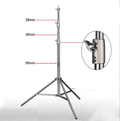 Chân đèn inox 2.8m
