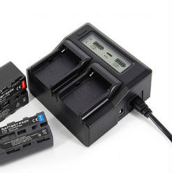 Mua Sạc pin đôi F550/ F770/ F970 có màn LCD Giá Tốt