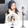 Mua Đèn Led Ring RL-12 điều chỉnh 3 nhiệt màu quay, chụp, makeup Giá Tốt