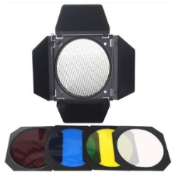 Mua Barndoor BD-04 lưới tổ ong + 04 gel màu Godox Giá Tốt