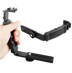 Mua Tay cầm chữ L với 2 gá Hotshoe đầu ốc 1/4 Giá Tốt