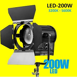 Mua Đèn quay phim Spotlight LED 200W DMX 512 Giá Tốt