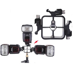 Mua Gá giữ 3 đèn Flash kèm khe cắm dù Giá Tốt