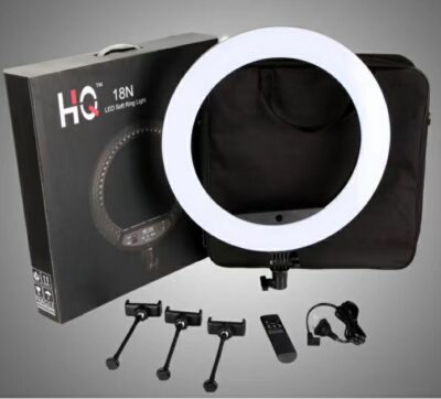 Đèn Led Ring livestream HQ18 chính hãng, hình ảnh thực tế mua tại HL Studio Đèn Led Quay Phim