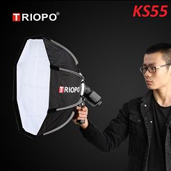 Mua Softbox bát giác Triopo KS255 cho đèn flash speedlite Giá Tốt 5