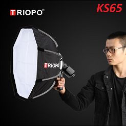 Mua Softbox bát giác Triopo KS265 cho đèn flash speedlite Giá Tốt 5