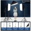 Mua Bộ 3 Đèn Chụp Ảnh Studio Chuyên Nghiệp 55W*3, Đèn Led Quay Video, Bộ đèn Chụp Sản Phẩm Softbox HL Lighting Giá Tốt
