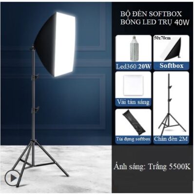 Đèn Softbox Bóng Led360 5500K 40W Chuyên Quay Chụp Sản Phẩm, Mẫu Ảnh chính hãng, hình ảnh thực tế mua tại HL Studio Đèn Led Quay Phim 31