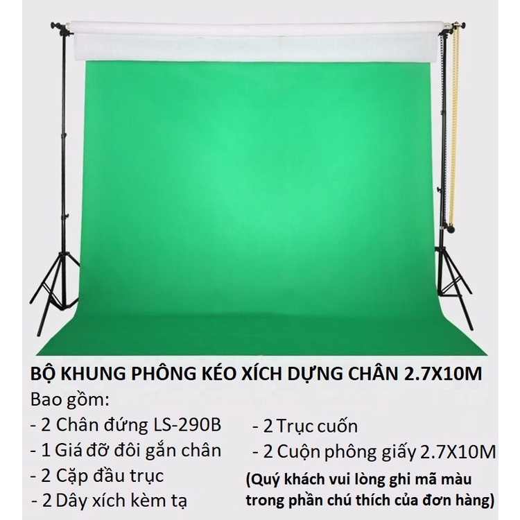 Combo bộ treo 2 phông xích + 2 phông giấy 10m Báo Giá 2026-01-23 103 Mua Combo bộ treo 2 phông xích + 2 phông giấy 10m Giá Tốt 103