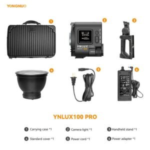 Den Led Quay Phim Yongnuo Ynlux 100 Pro Combo 6