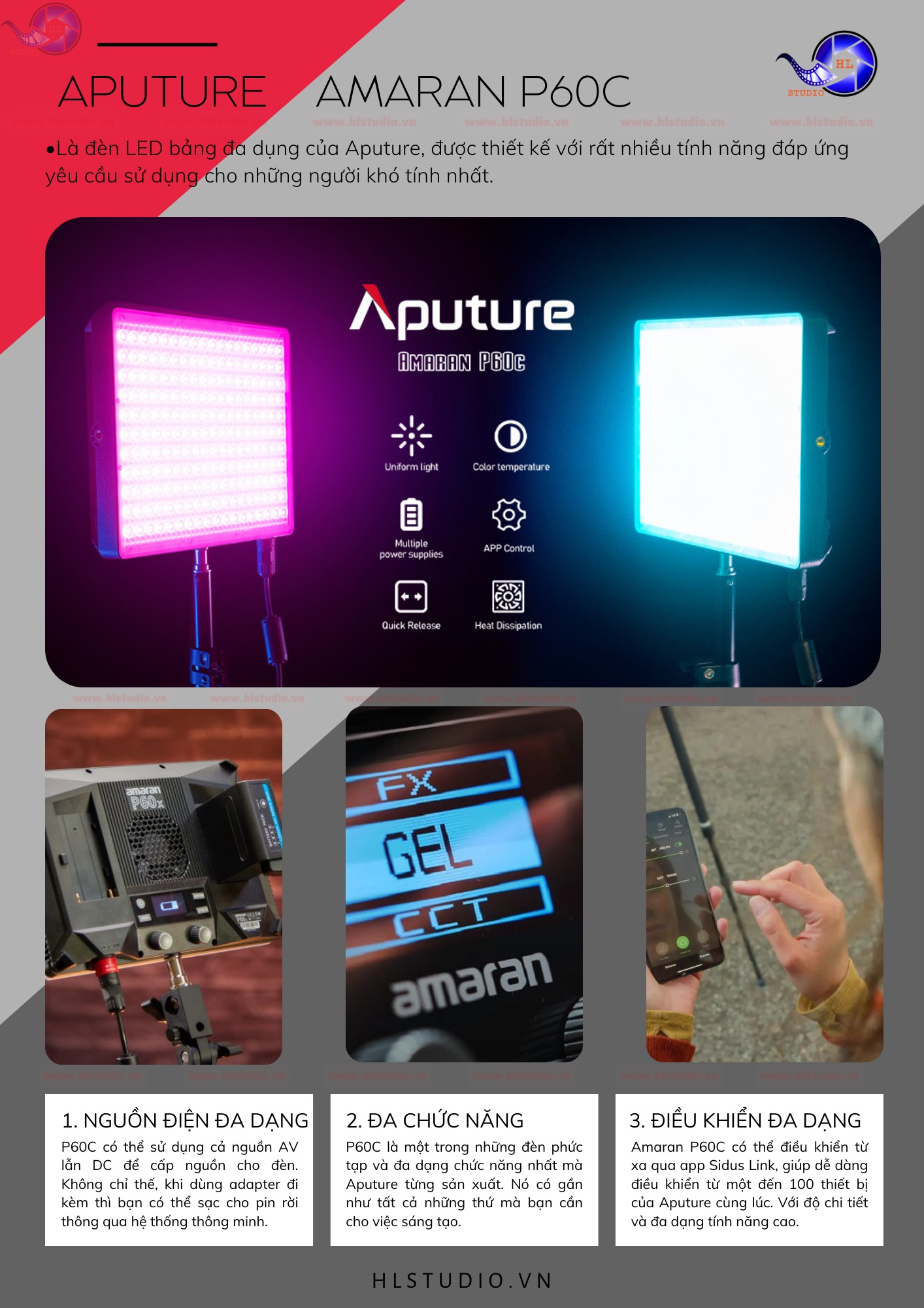 Aputure Catalog 4 Amazan P60c