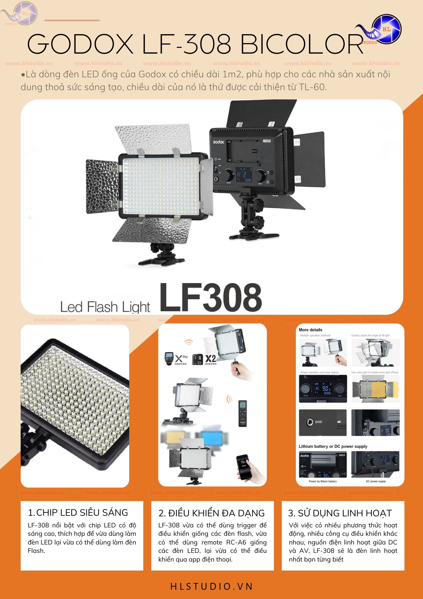 Godox Catalog 33 LF 308 Bicolor