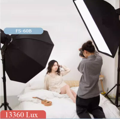 Bộ 2 Đèn Led Nanlite FS-60B Softbox Bát Giác Và Chữ Nhật, Đèn Quay Phim Chụp Ảnh Studio chính hãng, hình ảnh thực tế mua tại HL Studio HLStudio Combo