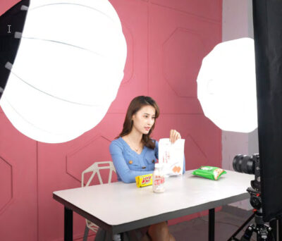 Bộ 2 Đèn Led Nanlite FS-60B Softbox Cầu, Đèn Livestream Tiktok, Đèn Chụp Ảnh Chuyên Nghiệp chính hãng, hình ảnh thực tế mua tại HL Studio HLStudio Combo