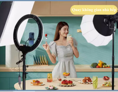 Bộ 2 Đèn Led Nanlite FS-60B Và 1 Led Ring HQ21, Đèn Quay Phim Đèn Chụp Ảnh Chuyên Nghiệp chính hãng, hình ảnh thực tế mua tại HL Studio Đèn Led Ring