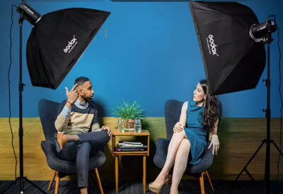 Bộ 2 Đèn Studio LA200BI Chuyên Nghiệp, Bộ Đèn Quay Phim, Đèn Chụp Ảnh Chất Lượng chính hãng, hình ảnh thực tế mua tại HL Studio Godox LA Series - Litemons 150 200 300 600