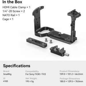 Mua Khung SmallRig 4183 cho máy ảnh Sony FX30/ FX3 Giá Tốt 2