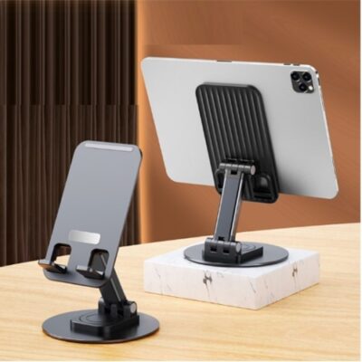 Giá Đỡ Điện Thoại, Giá Đỡ Ipad Xoay 360 Độ Hợp Kim Nhôm Gấp Gọn HL-01 chính hãng, hình ảnh thực tế mua tại HL Studio Móc treo & Kẹp - Giá đỡ điện thoại