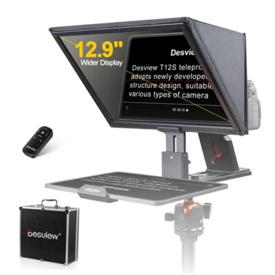 Máy nhắc chữ Telepromter Desview T12S chính hãng, hình ảnh thực tế mua tại HL Studio Máy nhắc chữ