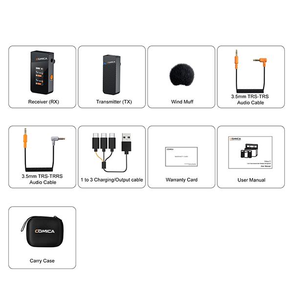 Micro thu âm không dây Comica Vimo C1, C2, C3 Báo Giá 2026-01-23 7 Mua Micro thu âm không dây Comica Vimo C1, C2, C3 Giá Tốt 7