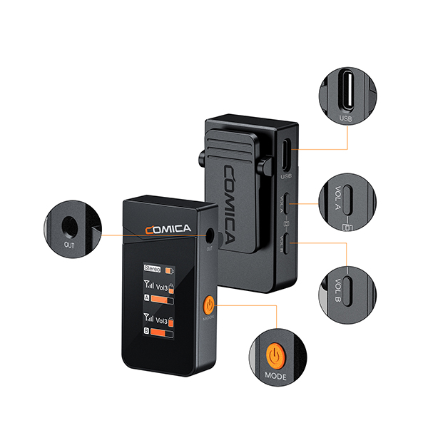 Micro thu âm không dây Comica Vimo C1, C2, C3 Báo Giá 2026-01-23 4 Mua Micro thu âm không dây Comica Vimo C1, C2, C3 Giá Tốt 4