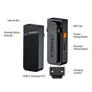 Micro Thu Am Khong Day Comica Vimo C1 C2 C3 03