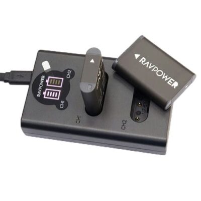 Bộ pin sạc Ravpower NP-BX1 cho máy ảnh Sony chính hãng, hình ảnh thực tế mua tại HL Studio Pin sạc thẻ nhớ