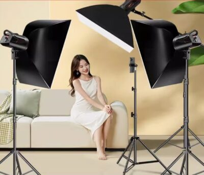 Combo 3 đèn led studio XY-500W chính hãng, hình ảnh thực tế mua tại HL Studio HLStudio Combo