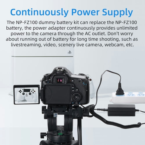 Pin ảo Dummy Kingma NP-FZ100 + Adapter Báo Giá 2026-01-24 6 Mua Pin ảo Dummy Kingma NP-FZ100 + Adapter Giá Tốt 6