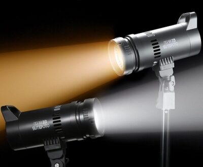 Đèn spotlight SuteFoto TJ-55Bi 3200K-5600K chính hãng, hình ảnh thực tế mua tại HL Studio Đèn spotlight