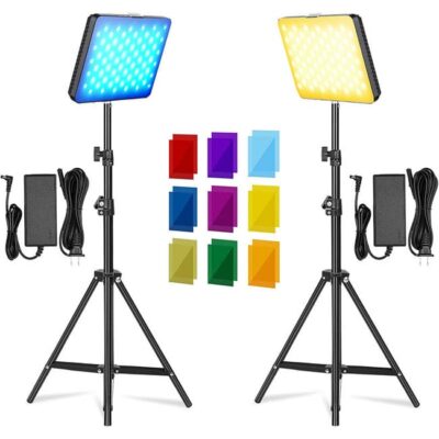 Đèn led SuteFoto T176 Bi-Color/ RGB chính hãng, hình ảnh thực tế mua tại HL Studio Đèn Led Quay Phim