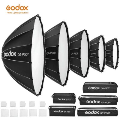 Softbox thao tác nhanh Godox QR-P60T/ QR-P90T/ QR-P120T chính hãng, hình ảnh thực tế mua tại HL Studio Softbox Godox