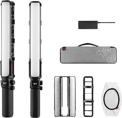 Đèn led Zhiyun FIVERAY V60/ V60 Combo chính hãng, hình ảnh thực tế mua tại HL Studio Đèn Led Quay Phim