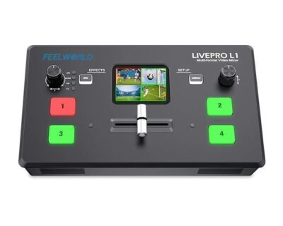 Bàn trộn Livestream FeelWorld LIVEPRO L1 V1 chính hãng, hình ảnh thực tế mua tại HL Studio Bàn trộn hình ảnh ( Bộ livestream Trực Tiếp )