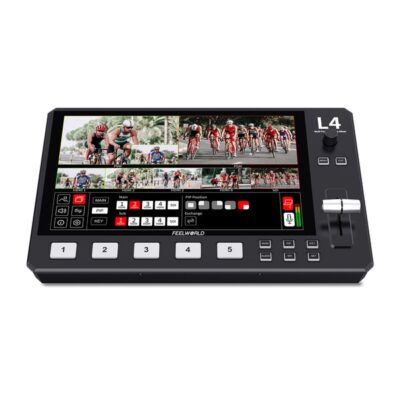 Bàn trộn Livestream FeelWorld LIVEPRO L4 chính hãng, hình ảnh thực tế mua tại HL Studio Bàn trộn hình ảnh ( Bộ livestream Trực Tiếp )