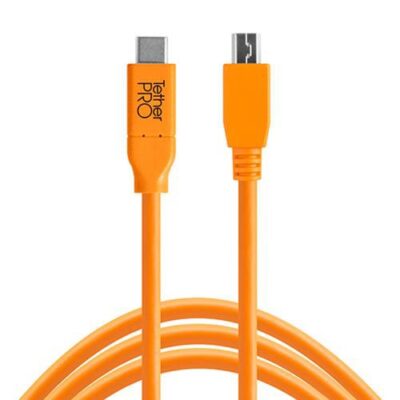 Dây Tether Tools – Cáp TetherPro USB-C to 2.0 Micro-B 5 Pin – Dài 4.6m chính hãng, hình ảnh thực tế mua tại HL Studio Dây cáp kết nối