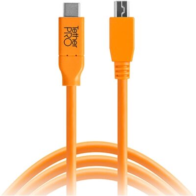 Dây Tether Tools – Cáp TetherPro USB-C to 2.0 Mini-B 5 Pin – Dài 4.6m chính hãng, hình ảnh thực tế mua tại HL Studio Dây cáp kết nối
