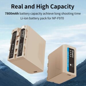 Pin Kingma Np F970 Dung Luong 7800mah Cong Typec 3