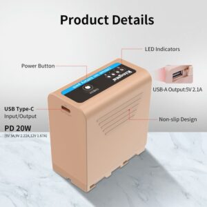 Pin Kingma Np F970 Dung Luong 7800mah Cong Typec 7