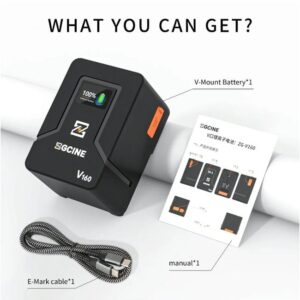 Pin V Mount Zgcine V50 V99 V160 6