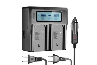Sạc pin đôi LCD F550/ F770/ F970 Kingma chính hãng, hình ảnh thực tế mua tại HL Studio Pin sạc thẻ nhớ