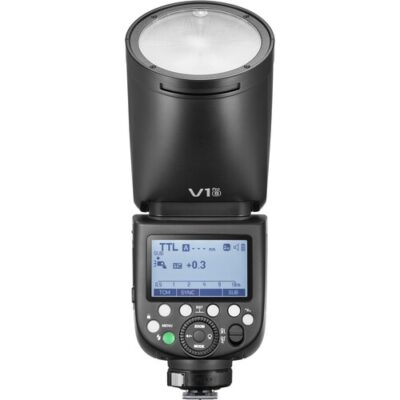 Đèn Flash Đầu Tròn Godox V1 Pro – TTL Hss 1/8000 – Canon, Nikon, Sony, Olympus, Panasonic chính hãng, hình ảnh thực tế mua tại HL Studio Godox Flash V1 - V1 Pro