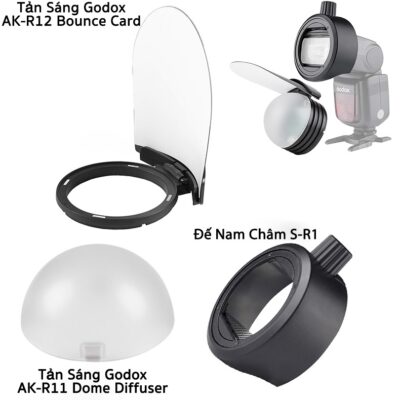 Combo tản sáng S-R1, AK-R11, AK-R12 cho TT600, T685, V860, V1 chính hãng, hình ảnh thực tế mua tại HL Studio HLStudio Combo