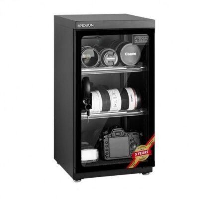 Tủ chống ẩm Andbon AB-50C, 50 lít chính hãng, hình ảnh thực tế mua tại HL Studio Tủ chống ẩm
