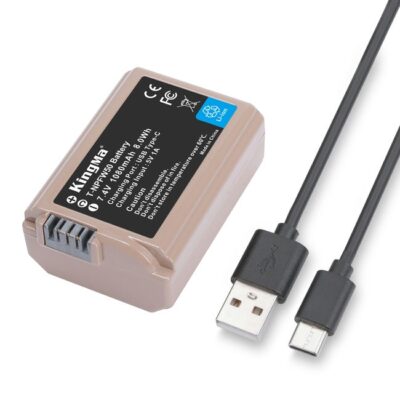 Pin Kingma NP-FW50 dung lượng 1080mAh cổng TypeC chính hãng, hình ảnh thực tế mua tại HL Studio Pin sạc thẻ nhớ