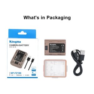 Pin Kingma Np Fz100 Dung Luong 2000mah Cong Typec 4
