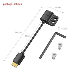 Cap Smallrig 3020 Ultra Slim 4k Mini Hdmi Adapter C To A 3