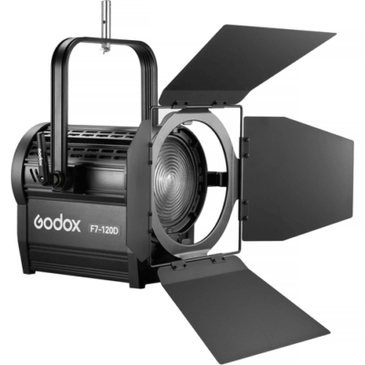 Đèn Godox Fresnel Light F7-120D chính hãng, hình ảnh thực tế mua tại HL Studio Đèn Led Quay Phim