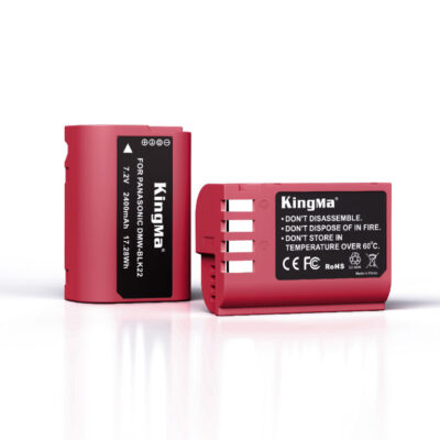Bộ pin sạc KingMa DMW-BLK22 2400mAh cho máy ảnh Lumix GH5 GH6 GH7 chính hãng, hình ảnh thực tế mua tại HL Studio Pin sạc thẻ nhớ