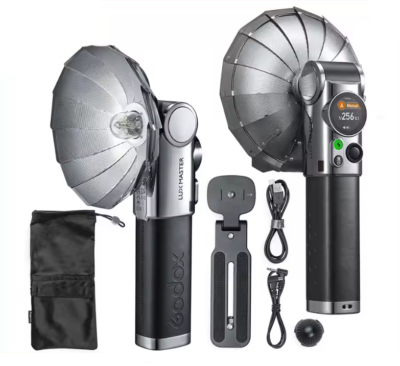 Đèn Flash Godox Lux Master Retro chính hãng, hình ảnh thực tế mua tại HL Studio Đèn Flash Studio